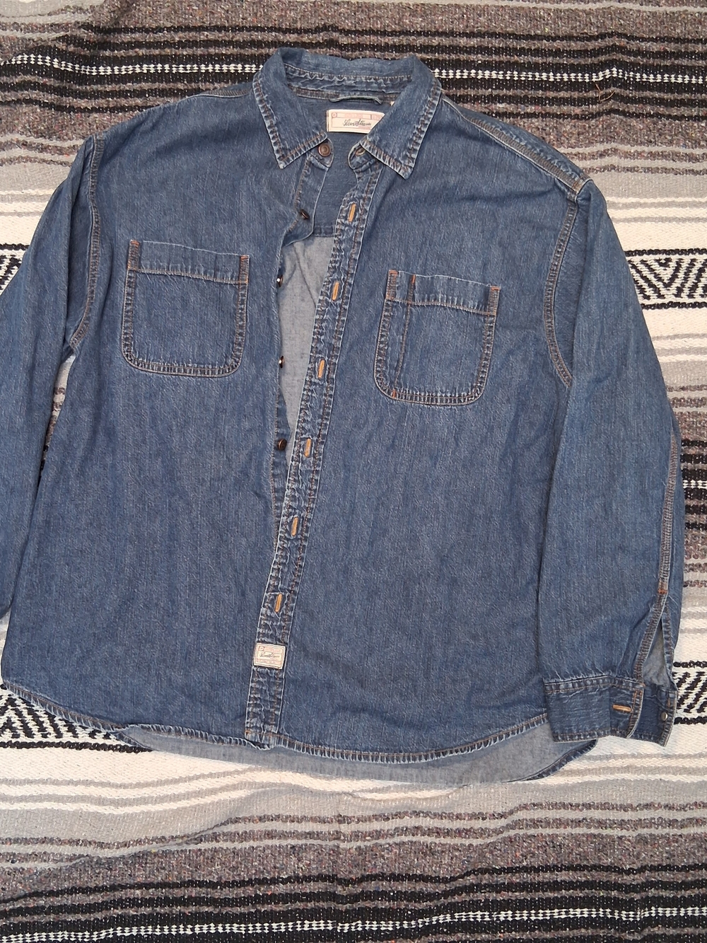Levi's Men's Medium Blue Denim Shirt Jacket